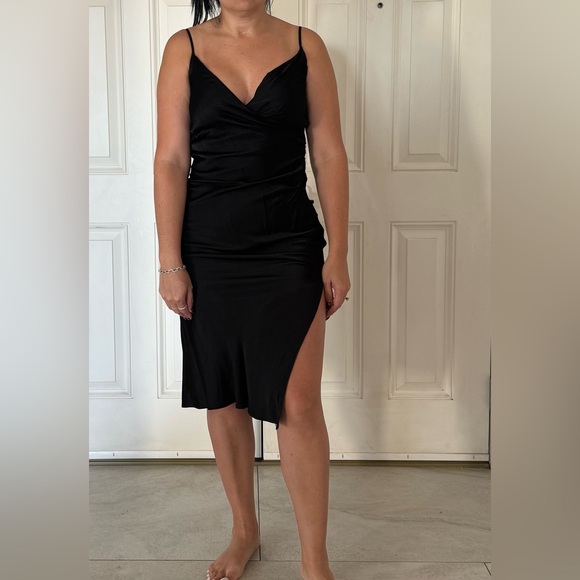 Zara Dresses & Skirts - Zara Black Asymmetrical Dress